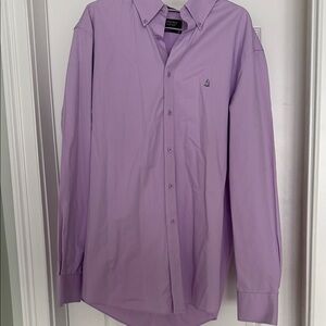 Nordstrom Men's Lavender Button-Down Dress Shirt size XL Tall